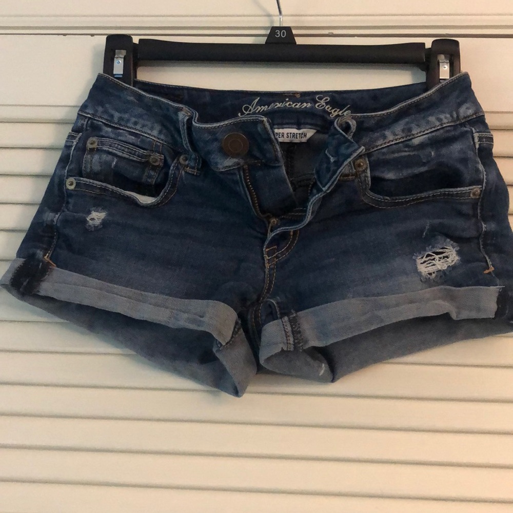 American eagle jean shorts